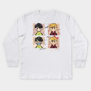 Just Atsumu and Kiyoomi Kids Long Sleeve T-Shirt